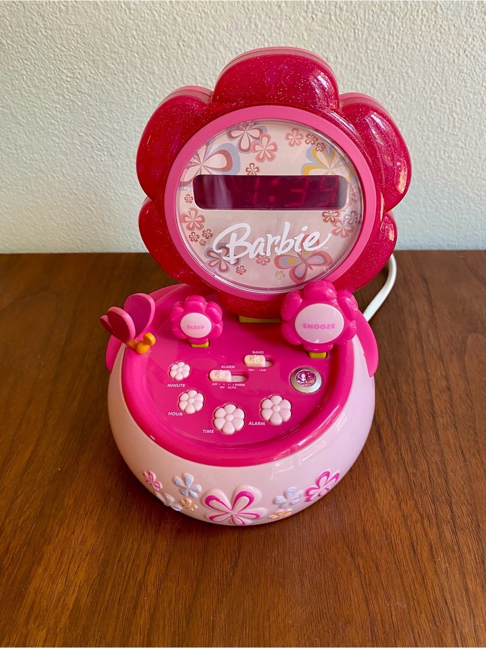 Vintage Barbie Talking Alarm Clock Nightlight - Picture 3 of 13